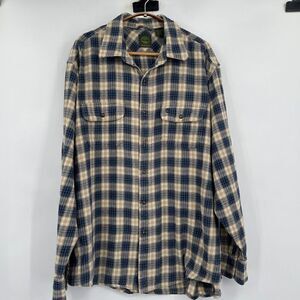 Timberland Multicolor Plaid Checkered Casual Long Sleeve Button Up Shirt XL